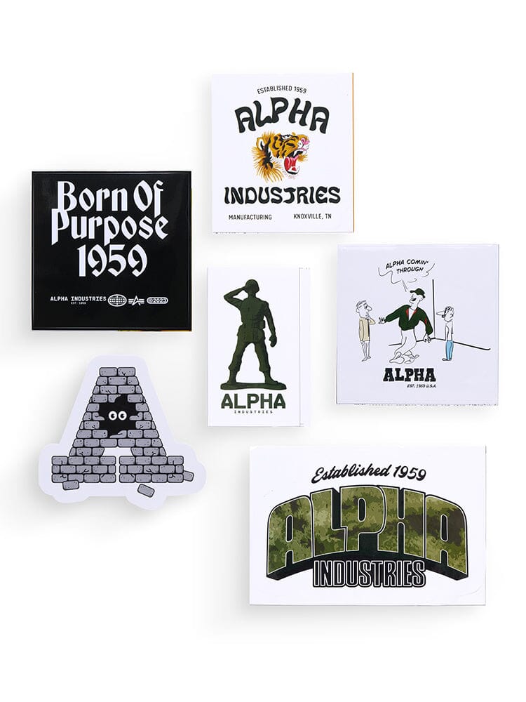 STICKER PACK ACCESSORY Alpha Industries NO COLOR O/S 