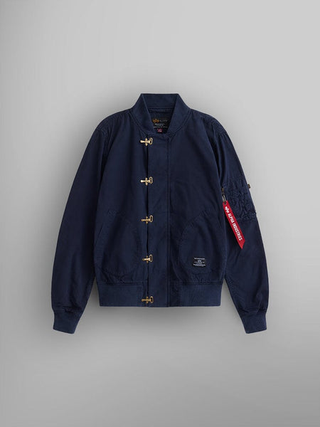 US NAVY DECK HOOKED MOD JACKET OUTERWEAR Alpha Industries REPLICA BLUE XS 