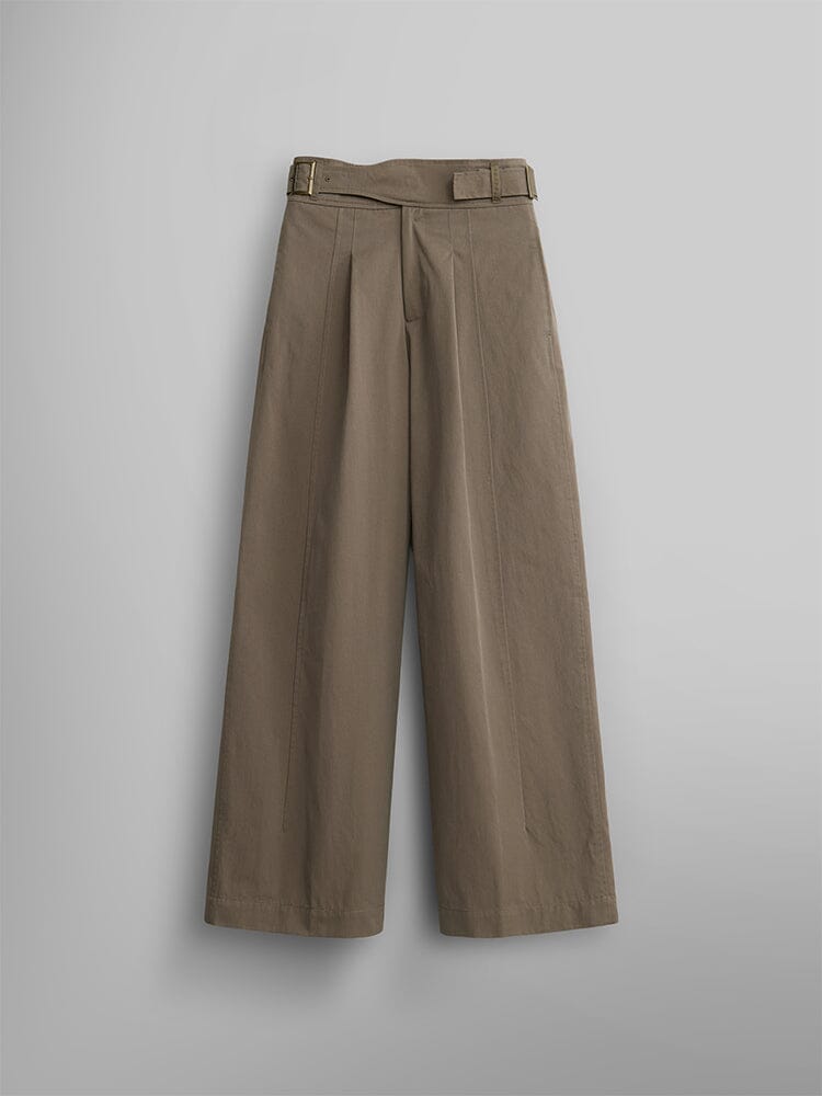 WOMEN'S GURKHA WIDE LEG TROUSER BOTTOM Alpha Industries COYOTE BROWN 25/26 