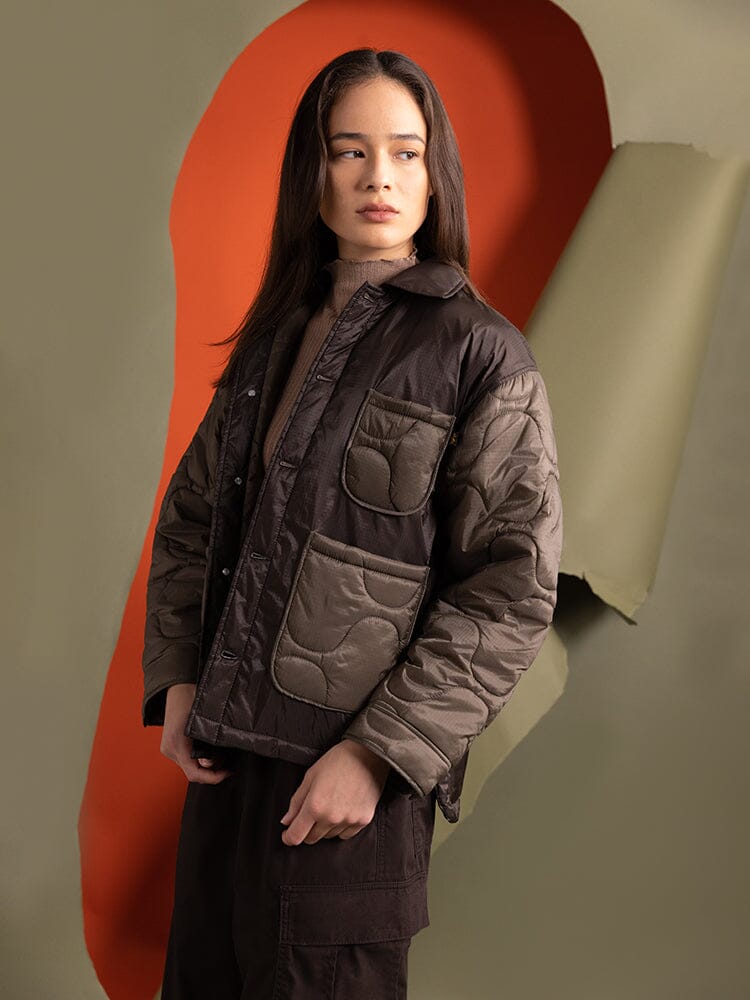 WOMEN'S INSULATED CHORE COAT OUTERWEAR Alpha Industries 