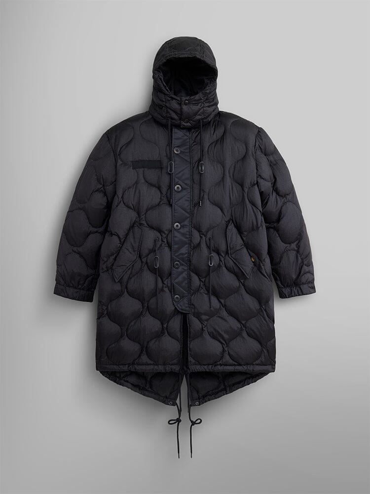 WOMEN'S M-65 FISHTAIL PUFFER OUTERWEAR Alpha Industries BLACK XS 