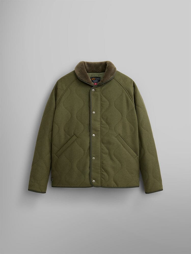 WOOL DECK JACKET OUTERWEAR Alpha Industries OG-107 GREEN XS 