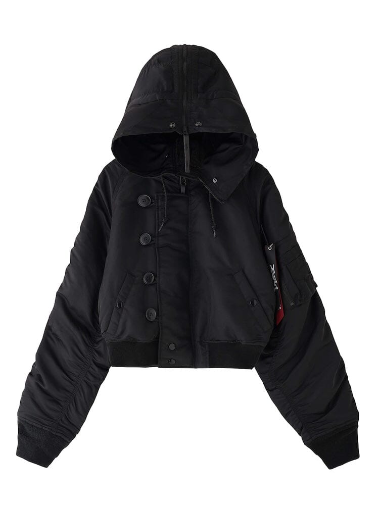 X-GIRL X ALPHA INDUSTRIES N-2B SHORT PARKA W OUTERWEAR Alpha Industries 