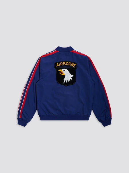 101st AIRBORNE TRACKSUIT JACKET RESUPPLY Alpha Industries BLUE M 