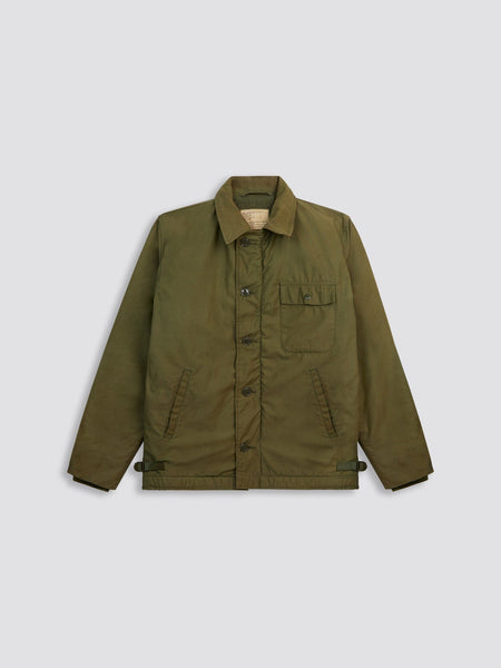 A2 DECK JACKET - ALPHA MADE OUTERWEAR Alpha Industries GREEN M 