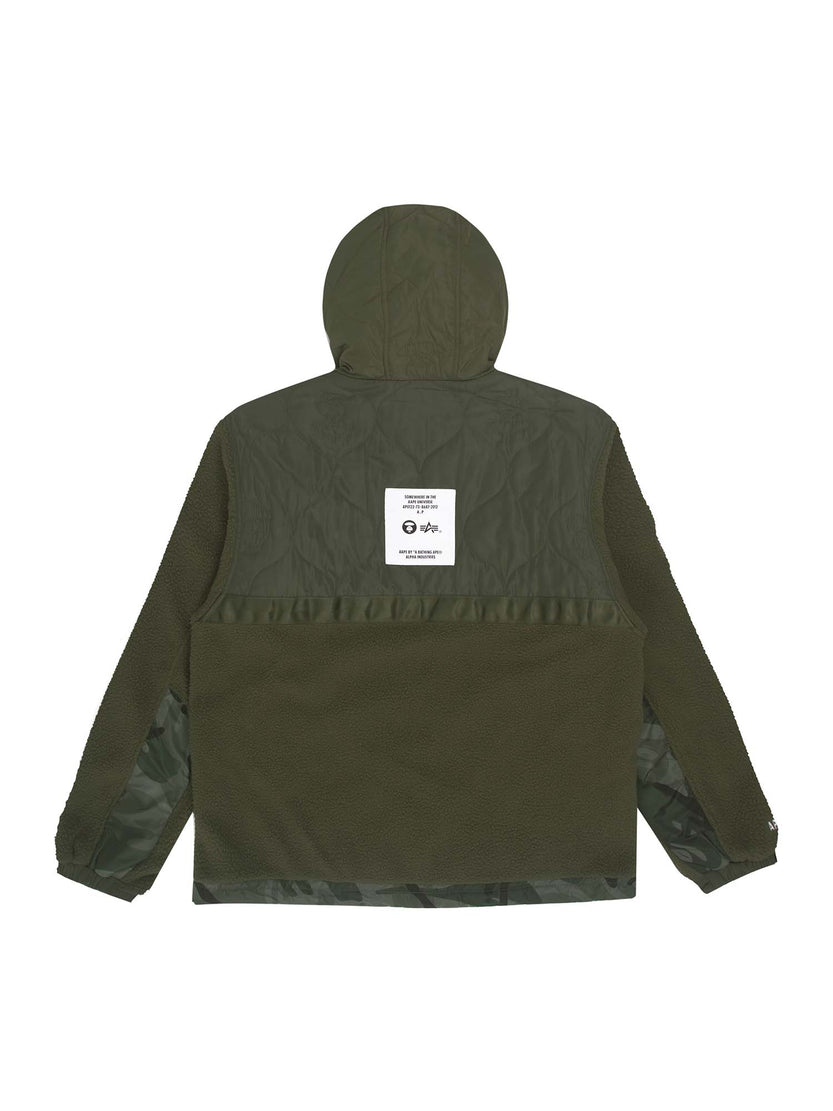 AAPE X ALPHA MIXED MEDIA JACKET OUTERWEAR Alpha Industries, Inc. 