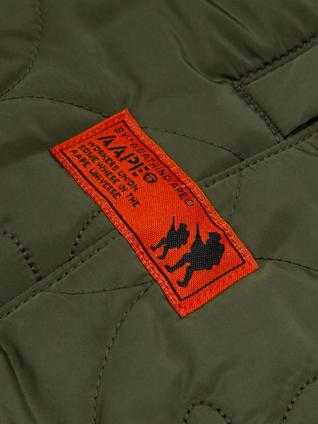 AAPE X ALPHA QUILTED PANT BOTTOM Alpha Industries, Inc. 