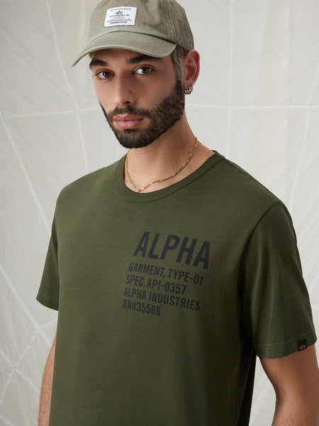 ALPHA GRAPHIC TEE TOP Alpha Industries 