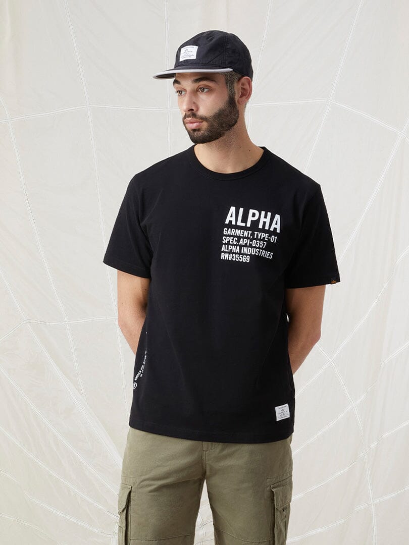 ALPHA GRAPHIC TEE TOP Alpha Industries 