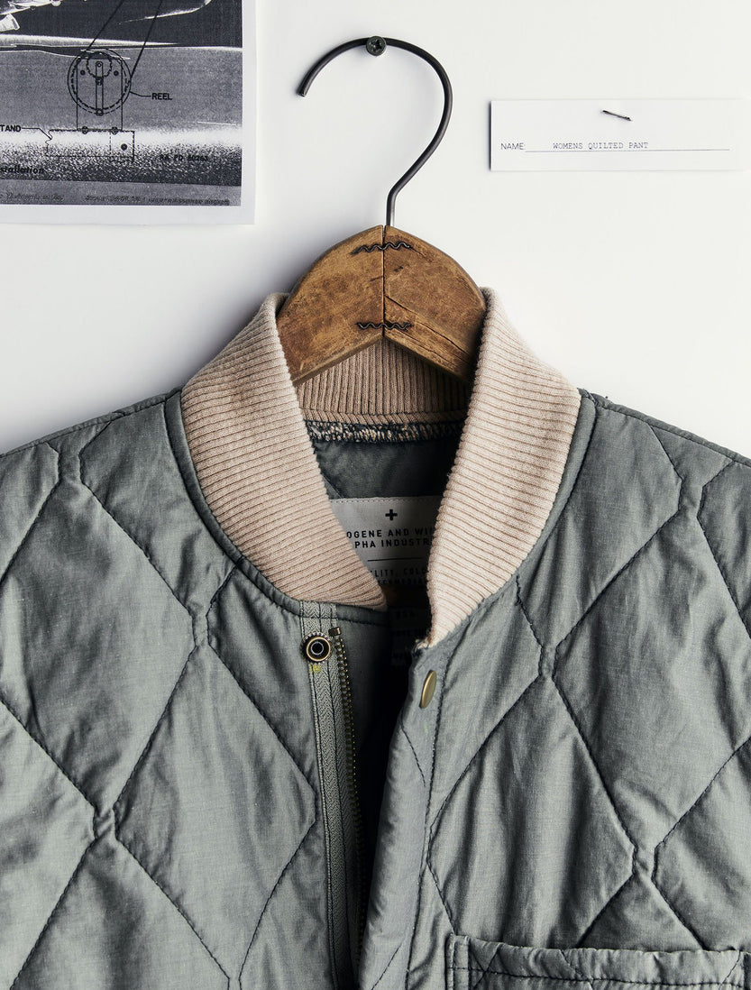 ALPHA X IMOGENE QUILTED BOMBER W OUTERWEAR Alpha Industries, Inc. 