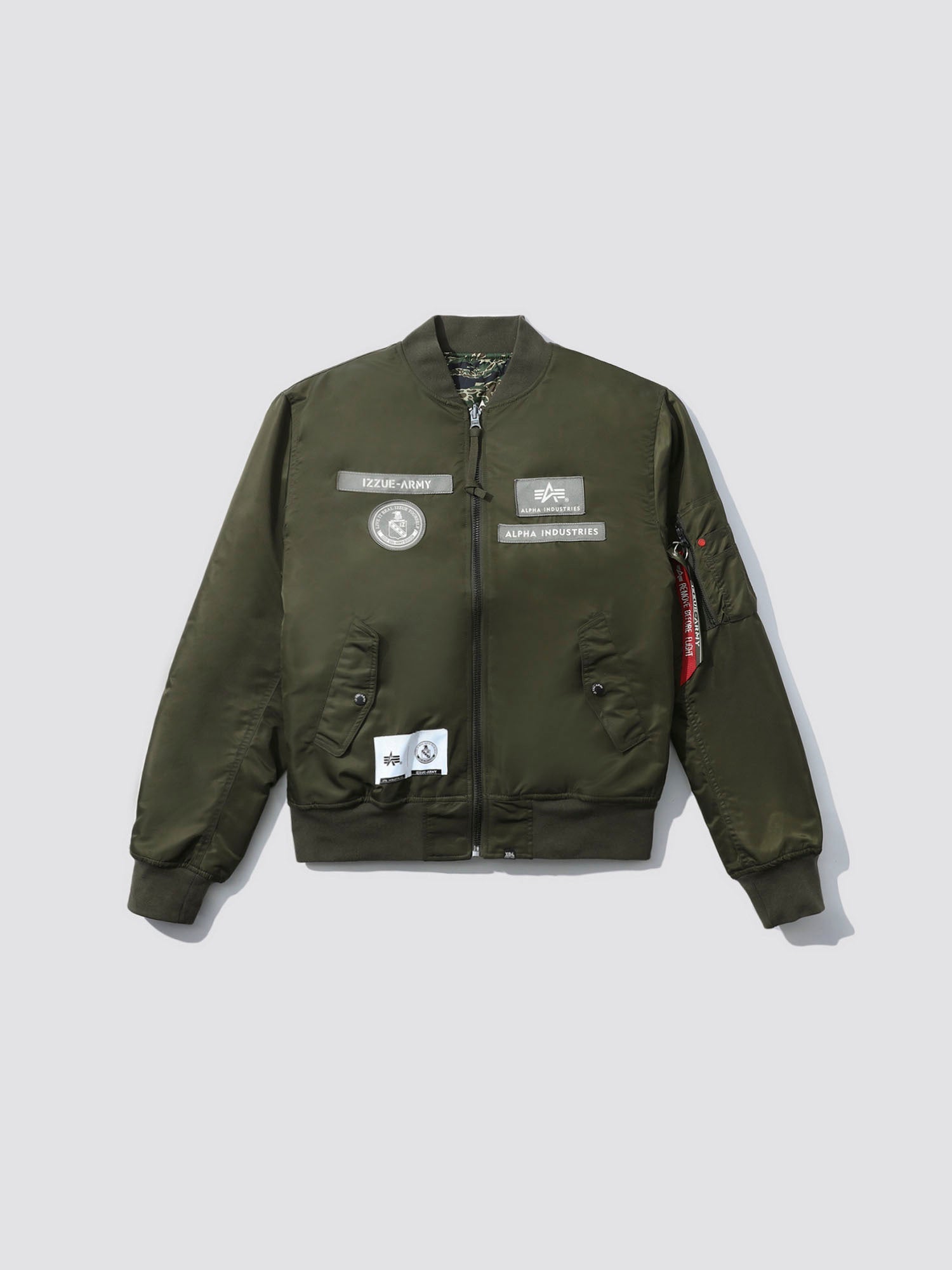 IZZUE MA-1 BOMBER JACKET OLIVE | Alpha Industries