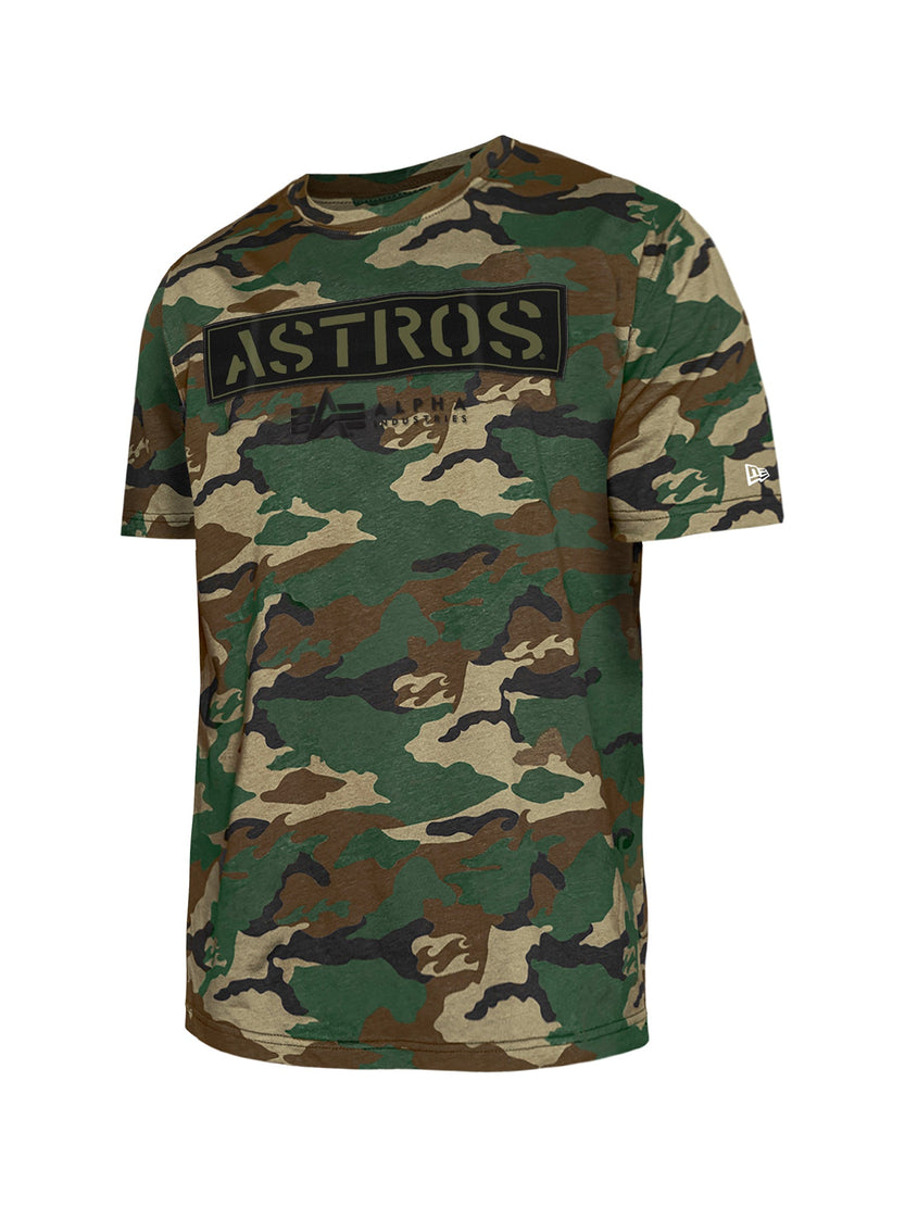 ALPHA X NEW ERA ASTROS T-SHIRT TOP Alpha Industries, Inc. 