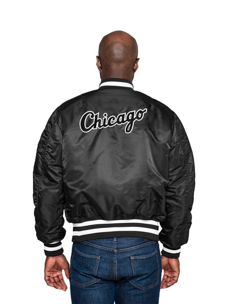 ALPHA X NEW ERA WHITE SOX MA-1 M BOMBER JACKET OUTERWEAR Alpha Industries, Inc. 