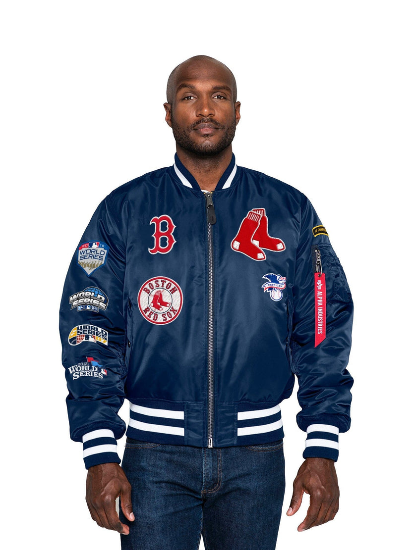 BOSTON RED SOX X ALPHA X NEW ERA MA-1 BOMBER JACKET OUTERWEAR Alpha Industries 