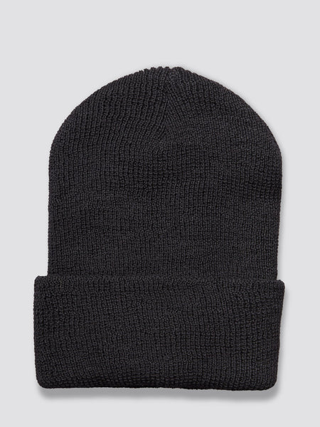 DEADSTOCK KNIT WOOL WATCH CAP RESUPPLY Alpha Industries, Inc. BLACK O/S 