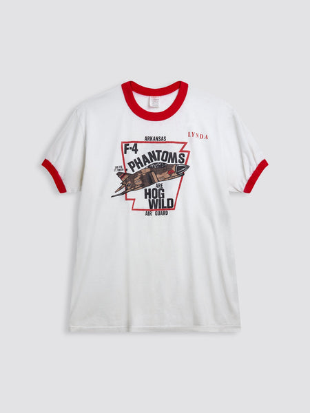 F-4 PHANTOM TEE TOP Alpha Industries WHITE M 