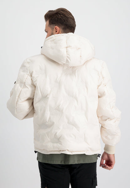 HOODED LOGO PUFFER OUTERWEAR Alpha Industries 