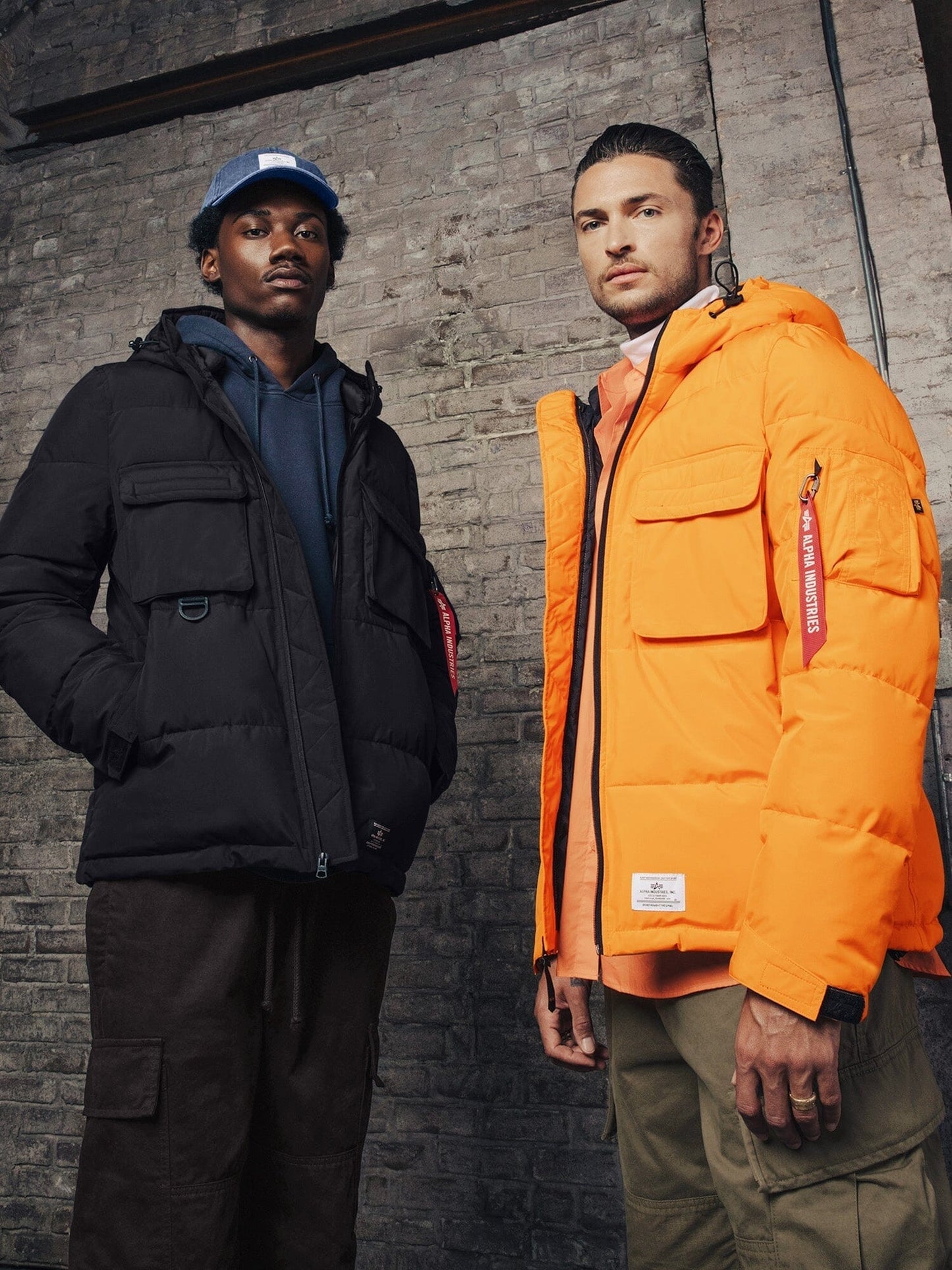 HOODED PUFFER JACKET OUTERWEAR Alpha Industries 