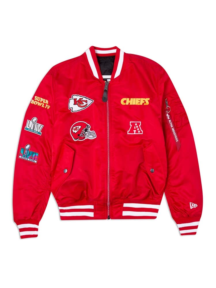 KANSAS CHIEFS X ALPHA X NEW ERA MA-1 BOMBER JACKET | Alpha Industries