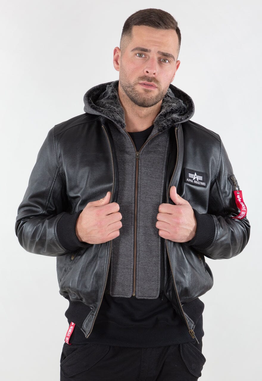 MA-1 D-TEC LEATHER OUTERWEAR Alpha Industries 