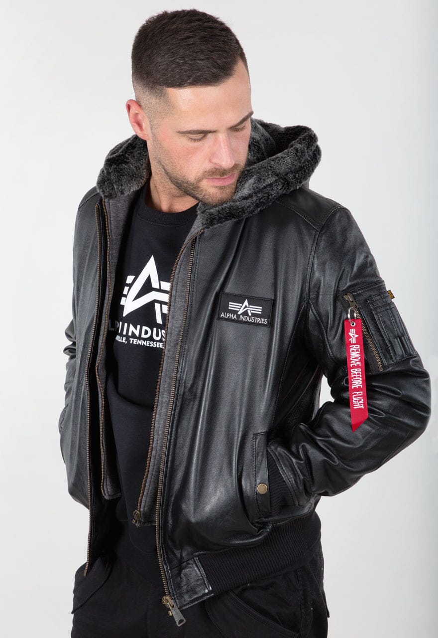 MA-1 D-TEC LEATHER OUTERWEAR Alpha Industries 