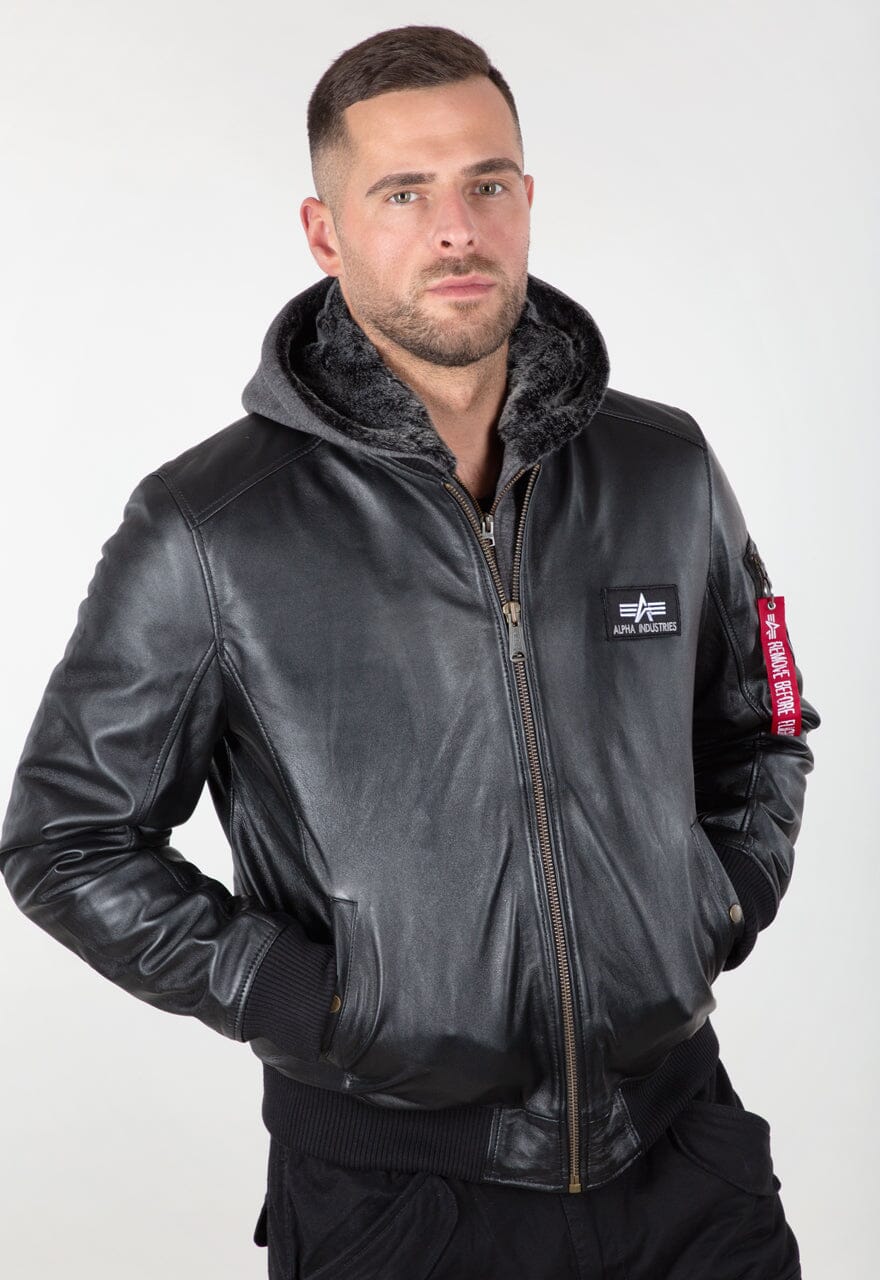 MA-1 D-TEC LEATHER OUTERWEAR Alpha Industries 