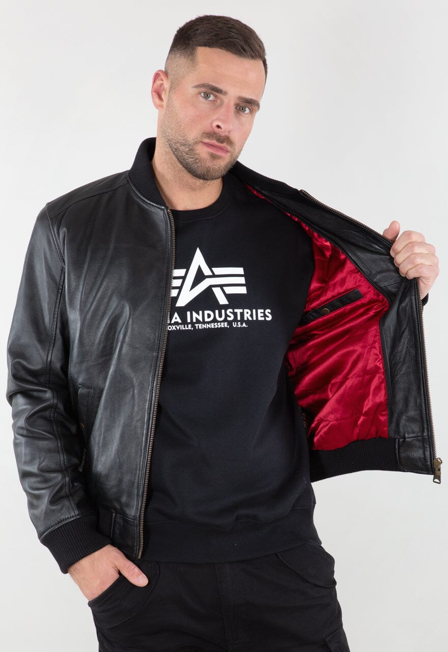 MA-1 D-TEC LEATHER OUTERWEAR Alpha Industries 