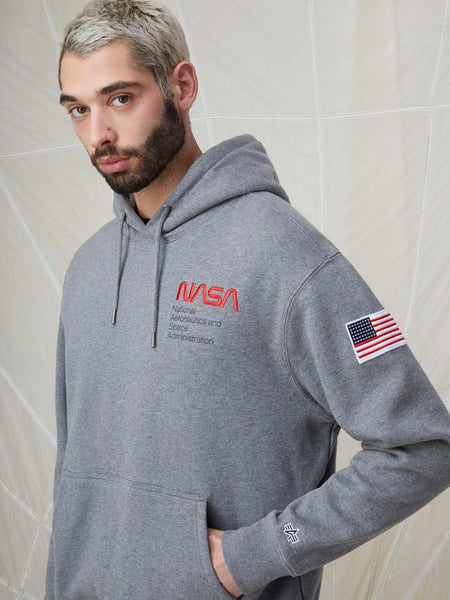 NASA WORM LOGO HOODIE TOP Alpha Industries 