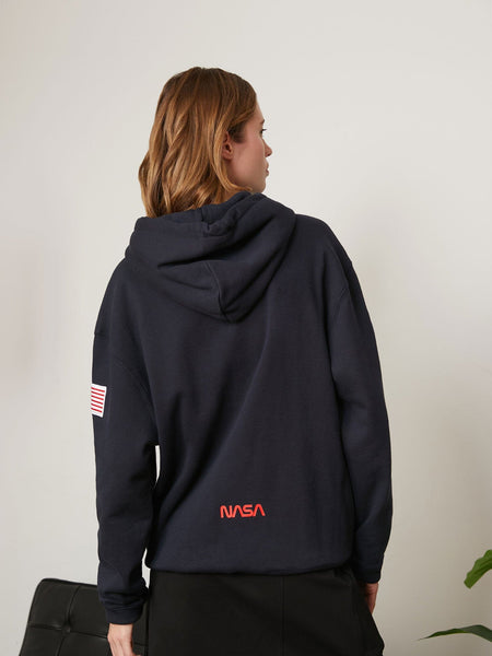 NASA WORM LOGO HOODIE TOP Alpha Industries 