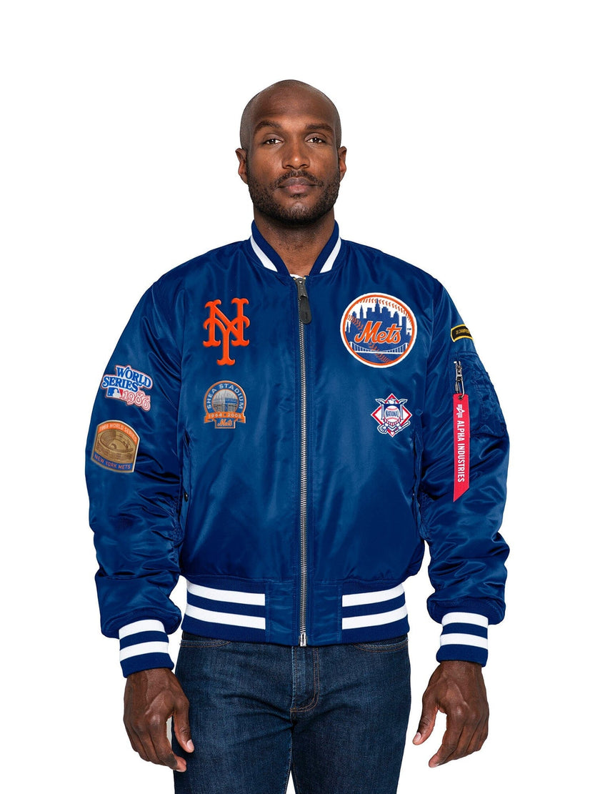 NEW YORK METS X ALPHA X NEW ERA MA-1 BOMBER JACKET OUTERWEAR Alpha Industries 