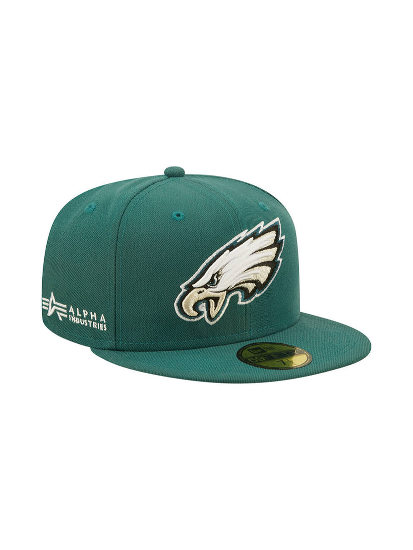 PHILADELPHIA EAGLES X ALPHA X NEW ERA 59FIFTY FITTED CAP ACCESSORY Alpha Industries 