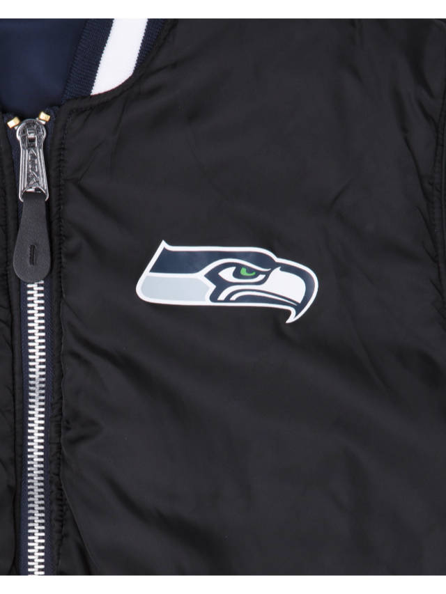 SEATTLE SEAHAWKS X ALPHA X NEW ERA MA-1 BOMBER JACKET OUTERWEAR Alpha Industries 