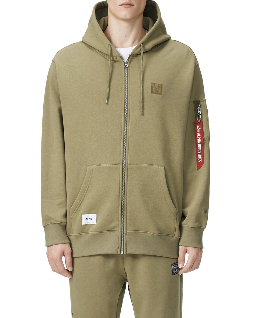 UNFRM ZIP-UP HOODIE TOP Alpha Industries 